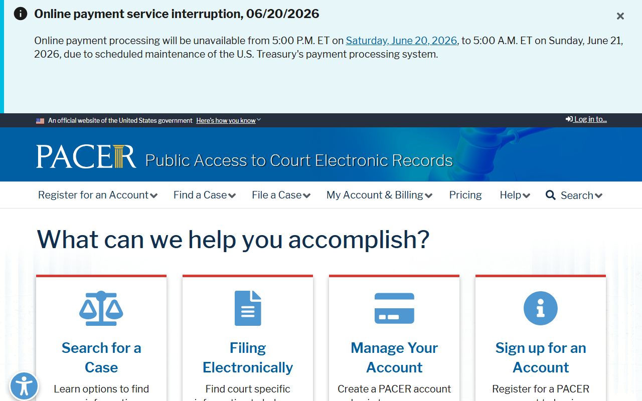 Brunswick County Superior Court PACER federal record source